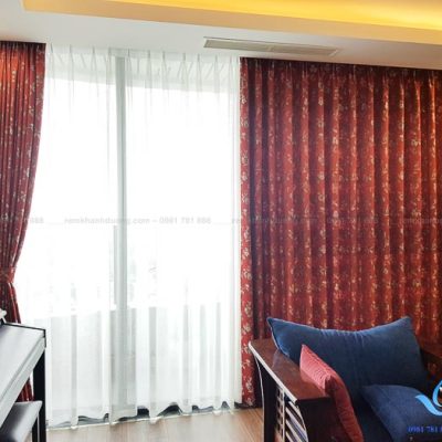 Rèm phòng khách Nhật Bản cao cấp tại Ngoại giao đoàn, Tây Hồ SC3135