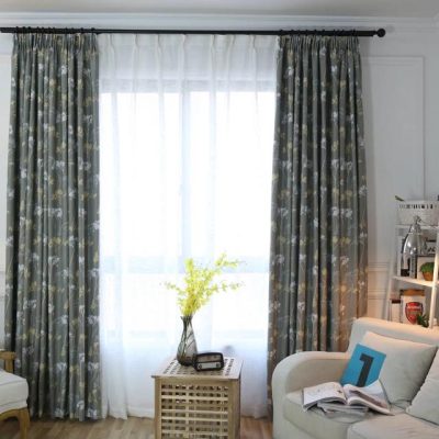 Rèm họa tiết phòng khách PK - 06