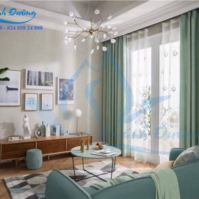 Rèm vải phong thủy đem vượng khí cho gia đình Gia Lâm, Hà Nội KD - 03