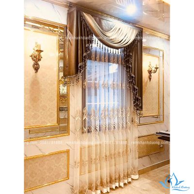 Rèm Tân cổ điển sang trọng chất lượng cao tại Bà Triệu, Hà Nội CĐ-08