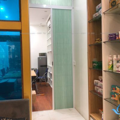 Rèm vách ngắn tổ ong lắp đặt tại 132 Khuất Duy Tiến
