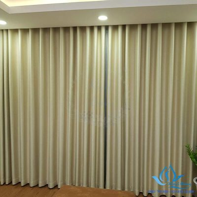 Rèm vải 2 lớp cản nắng cao cấp phòng khách Long Biên, Hà Nội L18-29