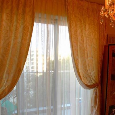 Bộ rèm cửa vải Bỉ đẹp tại chung cư Vinhome - Trần Duy Hưng RB - 08