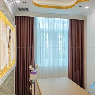 Rèm vải cản nắng giá rẻ sang trọng thẩm mỹ viện Hà Đông, Hà Nội GP568