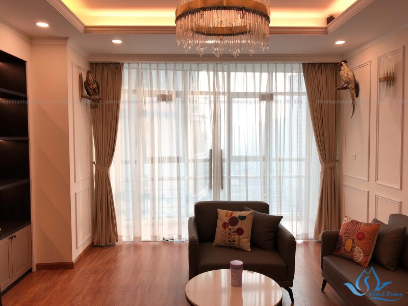 tm697 rèm vải phòng khách