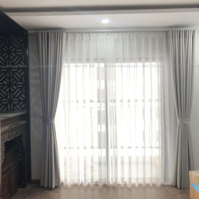 Rèm vải cửa sổ 1 màu MJL 5033 ở Đại Từ, Hoàng Mai