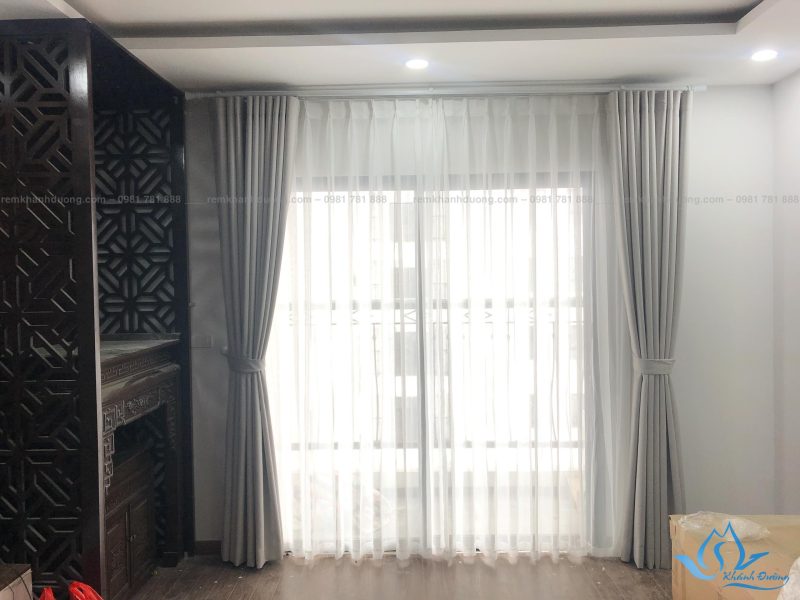 Rèm vải cửa sổ 1 màu MJL 5033 ở Đại Từ, Hoàng Mai