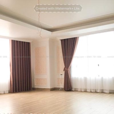 Rèm vải cửa sổ chống nắng nhà hướng Tây KĐT Ciputra Nam Thăng Long G18