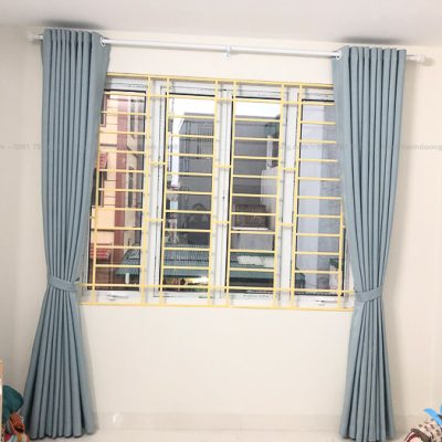 RV22 rèm vải một màu cho mùa hè mát mẻ