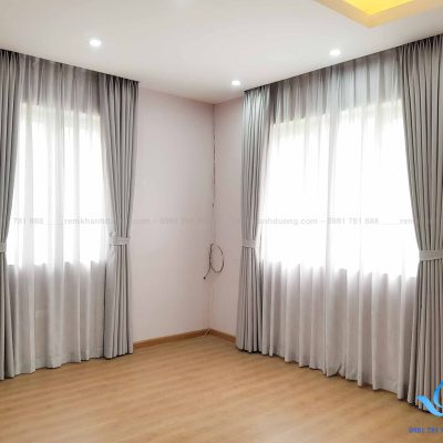 Rèm vải giá rẻ chống nắng chung cư Mipec Towers, quận Đống Đa HP79-S02