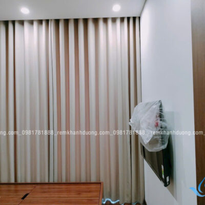 Rèm vải hai lớp cao cấp cho phòng ngủ tại Nguyễn Trãi, Hà Nội