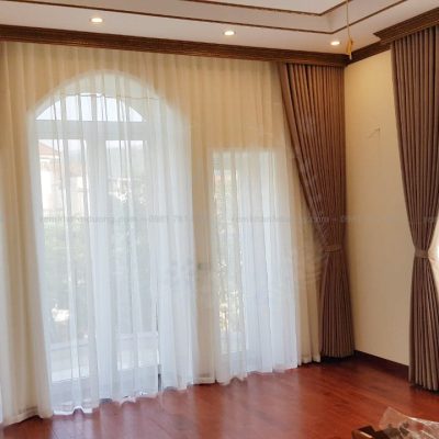 Rèm vải hai lớp Hàn Quốc hai lớp chất lượng tại quận Cầu Giấy TM 8234