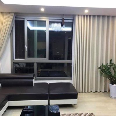 Rèm vải hai lớp chống nắng cho chung cư Việt Đức Complex