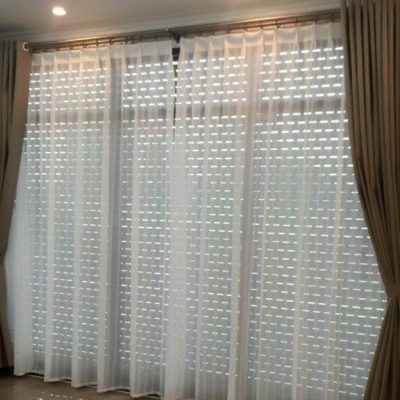 Rèm vải hai lớp cho biệt thự tại khu đô thị văn khê Hà Đông