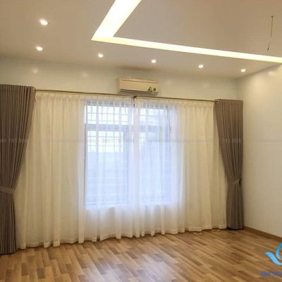 Rèm vải hai lớp phòng khách biệt thự tại quận Đống Đa, Hà Nội 1606-19