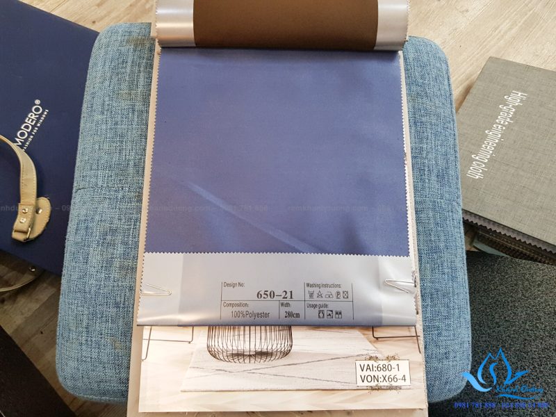 6.5 rèm vải hai lớp voan thêu hoa sen cao cấp tại biệt thự chú Đức phố Ngọc thụy long biên giá 2360,000