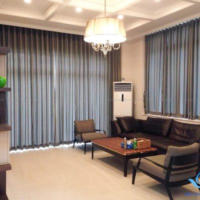 Rèm vải Hàn Quốc đẹp cho phòng khách thanh lịch Thái Hà, Hà Nội M 04
