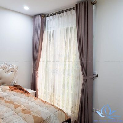 Rèm vải Hàn Quốc hoa văn thêu tay sang trọng Mỹ Đình, Hà Nội 6800-9