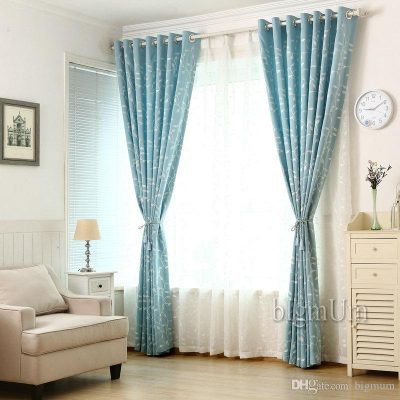 Rèm vải gấm thô thêu hoa tinh tế tại Hoàng Mai, Hà Nội HH-019