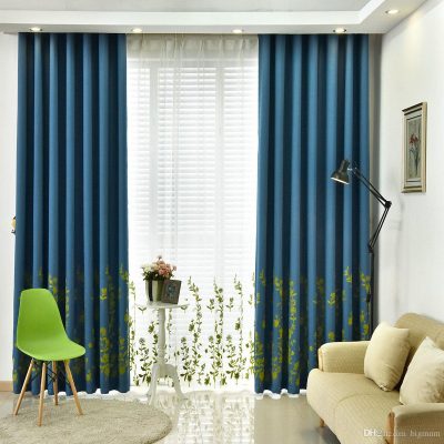 Rèm vải hoa văn phong cách Châu Âu tại Hai Bà Trưng, Hà Nội HH-020