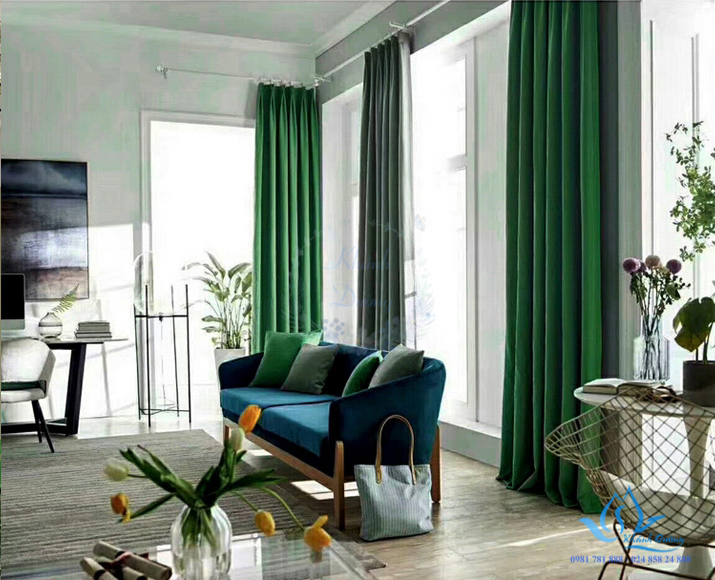 Rèm vải đẹp phong thủy hút may mắn vào nhà