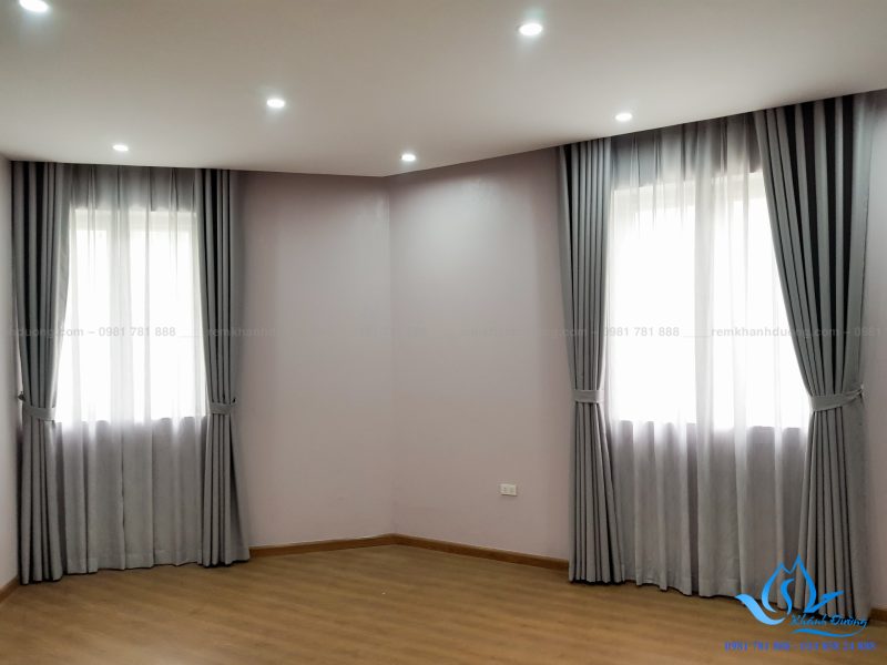 Rèm vải cửa sổ phòng khách đẹp