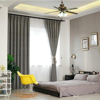 Rèm vải gấm một màu bền đẹp quận Tân Phú, TP.HCM HH-628