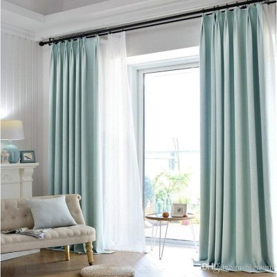 Rèm cửa một màu dành cho không gian gia đình tại Hà Nội HH-631