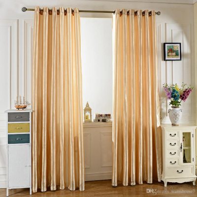 Rèm vải gấm một màu sang trọng tại quận Tây Hồ, Hà Nội HH-634