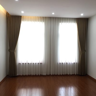 Rèm vải một màu tại biệt thự sang trọng quận Hoàn Kiếm - Hà Nội HH-638