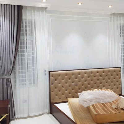 Rèm vải hai lớp sang trọng cho chung cư tại Cầu Giấy