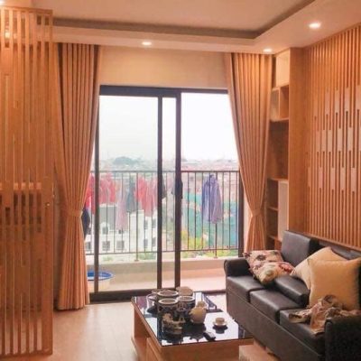 Rèm vải phòng khách đẹp
