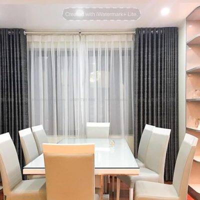 Rèm vải silicon chất lượng cho biệt thự tại Gia Lâm, Hà Nội L18-27