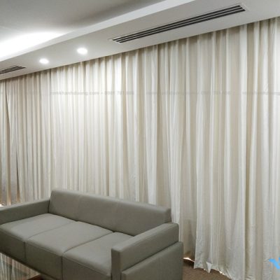 Rèm vải silicon cho cửa sổ phòng giám đốc đẹp Lê Đức Thọ, Hà Nội RS01