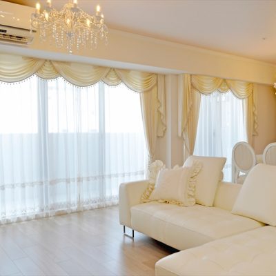 Rèm tân cổ điển phòng khách đẹp Khuất Duy Tiến, Hà Nội CD - 20