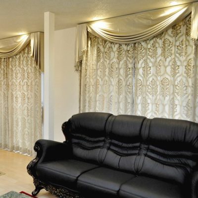 Thi công rèm cổ điển phòng khách cao cấp Hoài Đức, Hà Nội CD - 26