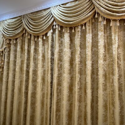 Rèm vải tân cổ điển hoàng gia vải thổ nhĩ  kì cho căn hộ cao cấp Thong Long Number One  (4)