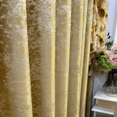 Rèm vải tân cổ điển hoàng gia vải thổ nhĩ  kì cho căn hộ cao cấp Thong Long Number One  (5)