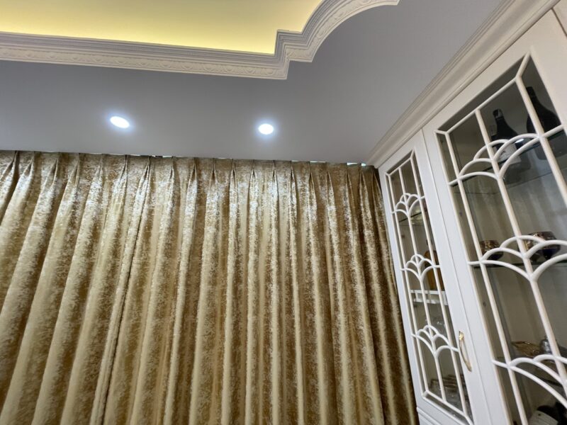 Rèm vải tân cổ điển hoàng gia vải thổ nhĩ  kì cho căn hộ cao cấp Thong Long Number One  (8)