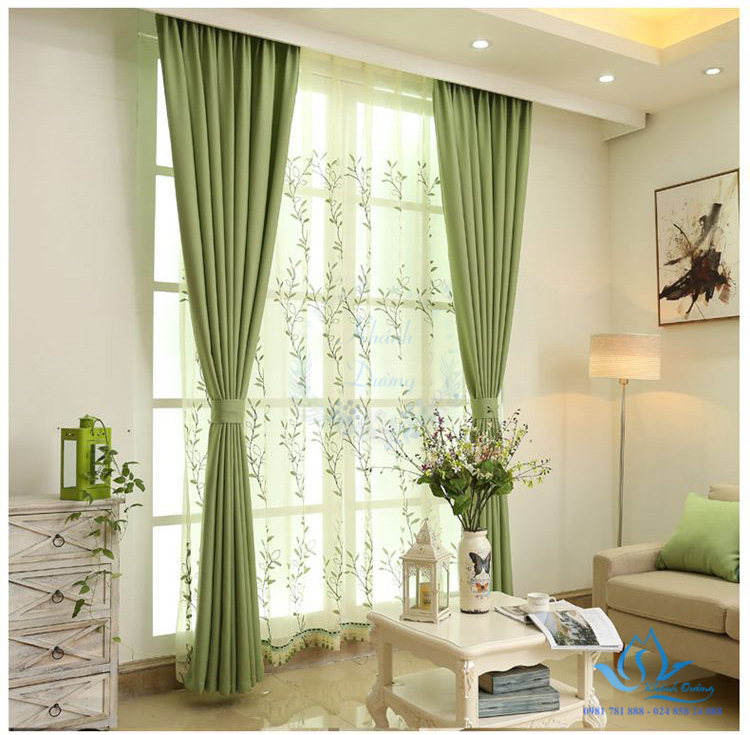 Báo giá rèm vải một màu chống nắng chung cư cao cấp