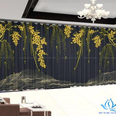 Rèm vải tranh in hình độc đáo nhất tại Nguyễn Chí Thanh, Hà Nội RT20