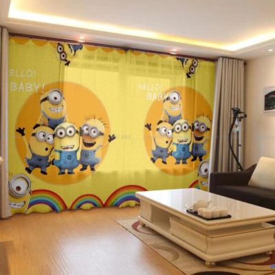 RT15 rèm in tranh hình minion