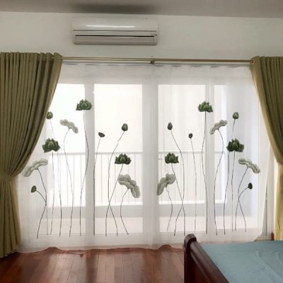 Rèm voan thêu tay VT - 04