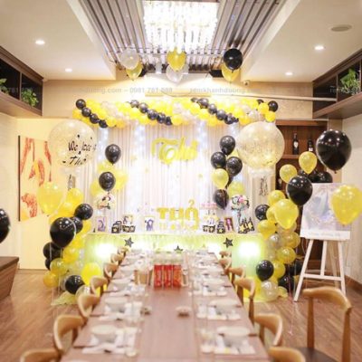 Rèm voan trang trí sinh nhật mới tại Thịnh Liệt - Hoàng Mai