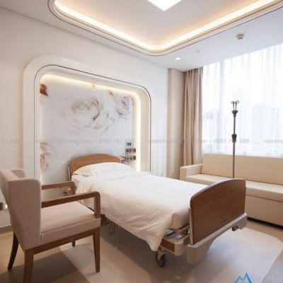 Rèm y tế cửa sổ HL-101 phòng bệnh VIP quận Tây Hồ