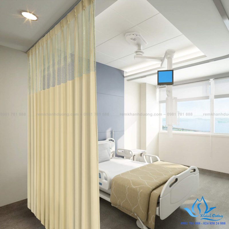 Rèm y tế trang nhã YT-19 bệnh viện quận Long Biên