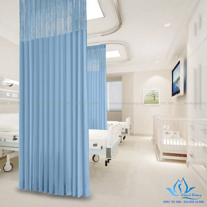 Rèm y tế YT-25 đơn giản, mộc mạc cho phòng bệnh quận Ba Đình