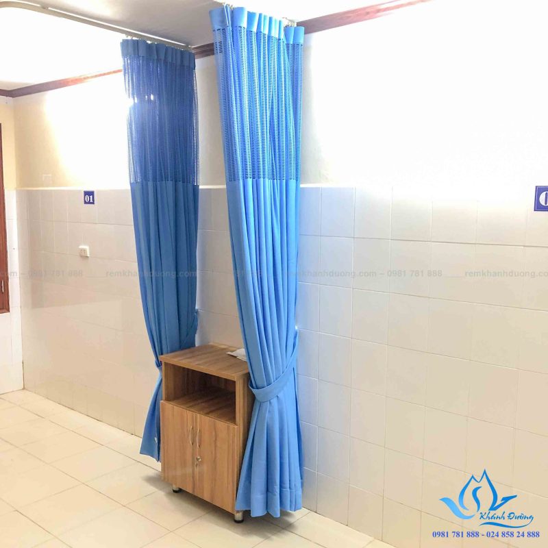 Bộ rèm dùng trong bệnh viện Trung ương Thái Nguyên có độ bền và tuổi thọ cao