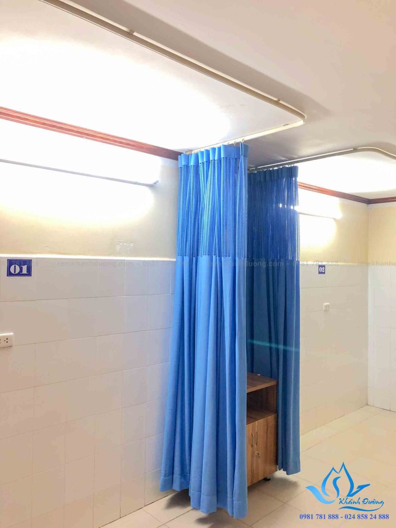 Rèm y tế YT-30 được làm từ chất liệu đặc biệt có thể kháng khuẩn