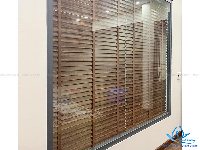 Rèm sáo gỗ bách cao cấp MSJ 701 khu đô thị Gamuda Gardens Hà Nội